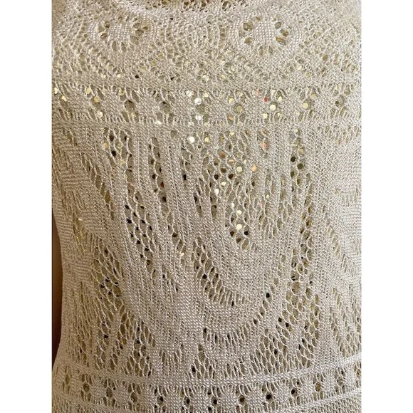 Vintage Jessica McClintock for Gunne Sax Low Back Ivory Lace Maxi Dress sz 4 - Picture 6 of 16